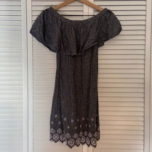 Old Navy- Off the shoulder denim dress - small